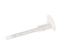 Fafeicy Calibrador Vernier de Plástico de 20 Piezas de 150mm, Mini Calibrador de Doble Escala Mm Pulgadas con Tira de Metal para Medir el Diámetro Interior, la Profundidad y el Ancho