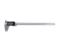 Fafeicy Calibre Vernier Digital, Calibre Vernier Electrónico de Acero Inoxidable Endurecido de 300 Mm con Pantalla LCD Grande Tornillo de Bloqueo Resolución de 0,01 Mm para Talleres de Ingenieros