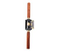Fafeicy Cepilladora Manual Spokeshave de Acero Inoxidable 440C, Ajustable con Pomo de Latón, 42 Mm
