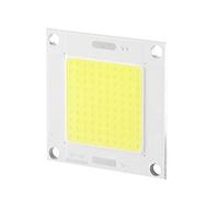 Fafeicy Chip LED COB 50W, Panel de Luz Integrado, 12-14V DC, Blanco Cálido/Azul, para Proyector DIY