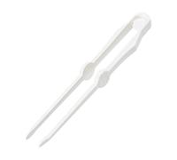 Fafeicy Clip para Pinzas para Patatas Fritas, Mini Pinzas para Servir de Plástico de 18 X 2 Cm para Aperitivos, Ensaladas y Cubitos de Hielo, Agarrador Estilo Dedo para el Hogar, Cocina, Restaurante,