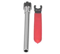 Fafeicy CNCRod, Portabrocas de Pinza Largo con Rango de Sujeción de 1-7 Mm, Portaherramientas de Fresado Recto de Acero 40Cr para Procesamiento de Torno de Precisión C10ER11M100L (C10-ER11M-100L)