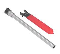 Fafeicy CNCRod, Portabrocas de Pinza Largo con Rango de Sujeción de 1-7 Mm, Portaherramientas de Fresado Recto de Acero 40Cr para Procesamiento de Torno de Precisión C10ER11M100L (C10-ER11M-150L)