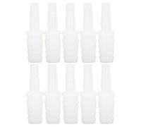 Fafeicy Conjunto de Conectores de Tubo de Plástico PP, 10 Piezas, Adaptadores Reductores con Rosca de 6mm a 12mm, Material PE