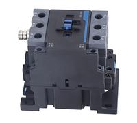 Fafeicy Contactor de CA para Riel DIN, 80A 50Hz Interruptor Automático | Relé de control de motor, 4 polos normalmente abierto, carcasa termoestable PA66, cubierta de extinción de , interrupción
