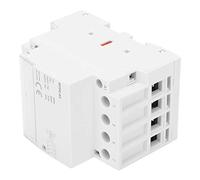 Fafeicy Contactor Modular 4P 4NO Módulo de Control Industrial para | Módulo de soldadura de bobina GYHC, tamaño compacto, montaje en carril DIN de 35 mm, 4 polos normalmente abierto, panel de