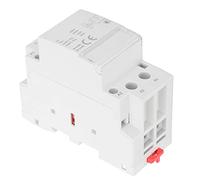 Fafeicy Contactor Modular GYHC-63 2NC 2P, 50Hz Riel DIN Conmutación de | Módulo Lógico de Circuito Remoto, Conducción de Aleación de Plata, Carcasa de Plástico Resistente a Sísmicos,