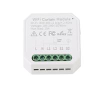 Fafeicy Controlador de Cortina Inteligente 10A Módulo WiFi para Persianas Enrollables Persianas Venecianas Funciona con Home para la Aplicación Smart Life Control por Voz
