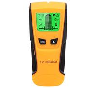 Fafeicy Detector de Pared con Detección de Metal, Buscador de Montantes 3 | Carcasa de Plástico, Detecta Cable de CA Vivo y Metal, Apagado Automático Después de 3 Min, para Hogar, Oficina, Taller
