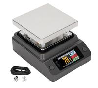 Fafeicy Estación de Precalentamiento de Placa Caliente de Soldadura Mesa de Plataforma de Soldadura de Precalentamiento Eléctrico con Temperatura Ajustable Pantalla OLED 80-350C para