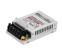 Fafeicy Fuente de Alimentación 25W DC 24V 1.05A, Aleación de Aluminio con Disipación de Calor de Malla Perforada para Equipos de Monitoreo de Automatización Industrial