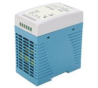 Fafeicy Fuente de Alimentación Conmutada de Riel DIN, ABS MDR 100 24 Fuente de Alimentación 24V 4A Salida única, Protección Térmica contra Sobrecarga y Sobretensión para Gabinete de Control Doméstico