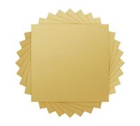 Fafeicy Hojas de Madera Contrachapada de Colores de Doble Cara, Tablero de Tilo Dorado de 300x300x3mm para Grabado, Corte, Modelos, Proyectos de Fabricación Artesanal