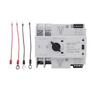 Fafeicy Interruptor de Transferencia Automática WiFi 2P 63A Selector de Potencia Dual con Aplicación Control Remoto Conmutación Manual Automática para el Hogar Tienda Fábrica Laboratorio