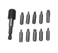 Fafeicy Juego de 11 Extractores de Tornillos con Varilla de Extensión de | Acero Al Carbono Endurecido, Funciona en Tornillos Dañados, Kit Compacto para Reparación de Garaje o Automóvil, Cabe en