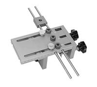 Fafeicy Kit de Guía de Taladro de Plantilla 3 en 1, Juego de Perforadoras Autocentrantes con Varilla de Extensión de 600 mm