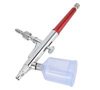 Fafeicy Kit de Mini Aerógrafo Profesional de 0,3 Mm con Conector G1/8 y Bloqueo de Gatillo para Arte de Uñas, Maquillaje, Modelo, Pintura, Manualidades