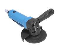 Fafeicy KP-631 Amoladora Angular de Aire de 4 Pulgadas Lijadora Angular Neumática Herramienta Amoladora Accionada por Aire 11000 RPM con Conector de Entrada de 1/4 Pulgadas Acero de (BLUE)