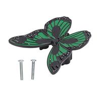 Fafeicy Manija de Mariposa Perilla de Cajón de Aleación de Zinc Manija de Puerta de Gabinete Verde Herrajes para Muebles Minimalistas Modernos para Guardarropa Aparador Armario Decoración del Hogar