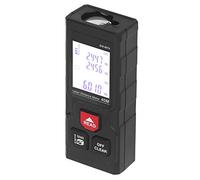 Fafeicy Medidor de Distancia Láser Telémetro Láser Medición 40 M 131 Pies Alta Precisión Orificios Fotosensibles Duales de 2 Mm 99 Almacenamiento de Datos con LCD Retroiluminada y