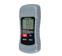 Fafeicy Medidor de Humedad de Madera Tipo Pin 4-75% LCD Retroiluminado | Sensor de Resistencia para Detección de Pared de Papel, Resolución de 0.1%, Apagado Automático, Medidor de Temperatura