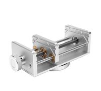 Fafeicy Mini Tornillo de Banco con Rango de Sujeción de 1-130MM, Abrazadera de Banco de Trabajo de Aluminio Giratoria de 360 grados para Reparación Electrónica de Soldadura PCB