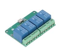 Fafeicy Módulo de Relé de 4 Canales 5V, Placa de Relé USB con Plug and Play | Control de Puerto USB a Serie, Protección contra Sobrecorriente, relé de 10A 250VAC, Interruptor Inteligente para PC, 100k