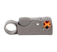 Fafeicy Pelacables Coaxiales, Mini Herramienta Pelacables para RG59 RG6 | de Metal y Plástico, Diseño de 2 Cuchillas para Cables -4 -5 -6 -7, Cuerpo Compacto de 3,9 Pulgadas, Incluye Llave Allen