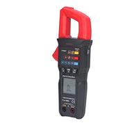 Fafeicy Pinza Amperimétrica Digital, Multímetro de Pinza Amperimétrica Inteligente ABS con Bluetooth, Rango Automático, Pantalla Dual, Linterna, Corriente CA de 600 A, Voltaje de 600 V para Pruebas
