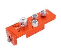 Fafeicy Plantilla de Taladro y Macho de Roscar para Perfiles de Aluminio, Localizador de Punzones con Guía de Roscado M5 M6 M8, para Perfiles de Aluminio Estándar de la Serie Europea 20