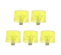 Fafeicy Reemplazo de Cabeza de Martillo de Goma, Punta de Golpe de Goma Transparente M8 X 1, Protección de Superficie Suave, Agarre Antideslizante, Juego de 5 Piezas para Instalación de (Φ25mm)