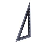 Fafeicy Regla Triangular de Acero Al Carbono, Escuadra de 90 Grados con Escala Clara, 120x300mm 200x400mm para Medir y Marcar en Carpintería (120 * 300mm)