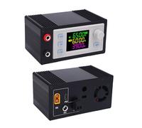 Fafeicy Regulador de Voltaje Ajustable Módulo de Fuente de Alimentación CC Convertidor de Voltaje Variable 12-72 V A 0-65 V 390 W 6 A con Pantalla LCD A Color VA para Fuente de