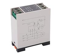 Fafeicy Relé de CA Trifásico, Protector de Secuencia de Fase Retardante de PC de 220 a 440 VCA, Indicadores LED Rojos Verdes, Instalación de Riel de Abrazadera 3TH para de Control Eléctrico de Equipos