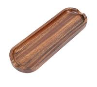 Fafeicy Reposacucharas de Madera de Teca, Soporte para Pala de Calidad Alimentaria, Diseño único, Fácil de Mantener, Superficie Lisa, Tamaño Pequeño y Peso Ligero para un Manejo y Almacenamiento