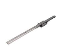 Fafeicy Riel Deslizante Lineal en Miniatura Guía de Riel Lineal de Metal con 1 Bloque Deslizante Precisión H Montaje M6 M3 de 250 Mm a 550 Mm para Equipos Automáticos Sistemas de Movimiento CNC (300