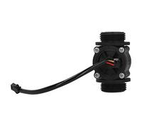 Fafeicy Sensor de Flujo de Agua con Efecto Hall, FS400A, 1-60L/min, Plástico, DC 3-24V, Rosca Macho G1, para Calentadores y Dispensadores