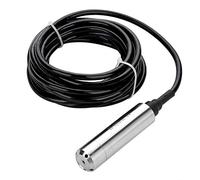 Fafeicy Sensor de nivel de líquido, DC24V 4-20mA Sensor de nivel de líquido tipo Throw-In de acero inoxidable 316, para detectar profundidad de rango de 0-5 m, con diseño anti-obstrucción