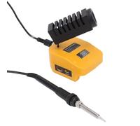 Fafeicy Soldador Inalámbrico 60W, Calentamiento Rápido 8s a 350°C, Puerto de Carga USB Tipo C, Temperatura Ajustable 180-480°, Función de Memoria con Protección de Bajo Voltaje para
