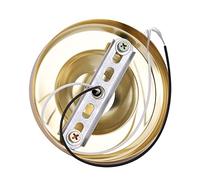 Fafeicy Soporte de Base para Lámpara de Techo, Casquillo de Tornillo para Lámpara Colgante E26 E27 Galvanizado con Cubierta de Bombilla de 4,13 X 3,54 Pulgadas para Uso en Pared o Techo en Casa,