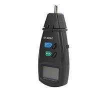 Fafeicy Tacómetro Digital DT6236C, Medidor de Velocidad 19999RPM, Medidor Electromecánico, Capacidad de Almacenamiento para Fabricación de Automóviles con Ajuste Cero, Memoria Automática