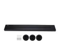 Fafeicy Toma de Corriente de Pista, Montaje en Pared, Tira de Enchufe Extraíble, Aleación de Aluminio de 600mm de Longitud para Oficina, Cocina, Sala de (Adaptadores de Enchufe 3xEU AC250V 16A)