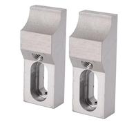 Fafeicy Tornillo de Banco de Abrazadera Lateral, Fresadora Compacta de Perfil bajo Abrazadera CNC con Construcción de Acero de Molde Endurecido S136H y Fuerza de Sujeción de 60 KN