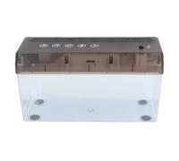 Fafeicy Trituradora de Papel Eléctrica, Máquina Trituradora de Papel USB A4 con Corte en Tira de 220 Mm de Ancho de Entrada, Interruptor de 3 Modos, Contenedor Transparente para Uso en Escritorio de