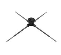 Fafeicy Ventilador Holográfico 3D 80cm, Pantalla Publicitaria 1600x928 PX con Control por App WiFi y Almacenamiento de 16GB para Centro Comercial, Hotel, KTV (Enchufe de la UE)