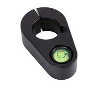 Fafeicy Vial de Nivel Metálico con Varilla Resistente con 3 Tornillos de | Carcasa de Aleación de Aluminio, Fluido Verde Repelente Al Agua, Resistente, Compatible con Postes de Reconocimiento GPS