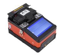 Fafeims Empalmador de Fusión de Fibra, Máquina de Soldadura Automática 6s con Batería de 7800mAh para Kit de Herramientas de Telecomunicaciones FTTH Profesional de (Enchufe europeo de 100 a 240 V.)