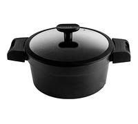 Fagor Alutherm Olla Inducción 20 cm, Aluminio Fundido, Tapa de Cristal, Espesor 5,3 mm, Antiadherente Ecológico XYLAN PLUS sin PFOA, Apta para Todas Las Cocinas, Vitrocerámica, Gas, Lavavajillas
