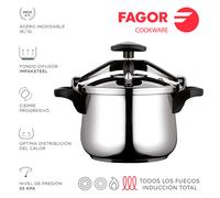 Fagor Olla a presión Clásica Bombe 8 litros Inducción Express AC