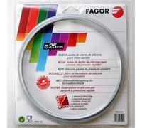Fagor Goma Olla Express M18804555 Compatible con Olla Express Fagor con Diámetro Interior de 25 Centímetros Silicona, Ø25 cm, Gris